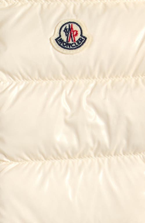 Shop Moncler Kids' Ghany Down Puffer Vest In White