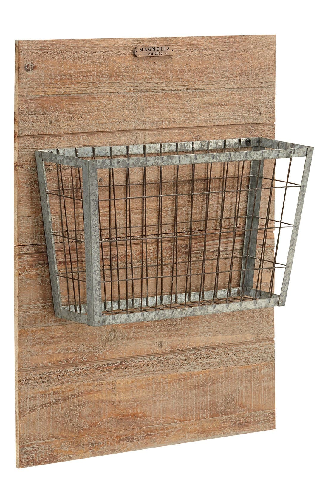 Magnolia Home Metal Basket on Wood Nordstrom