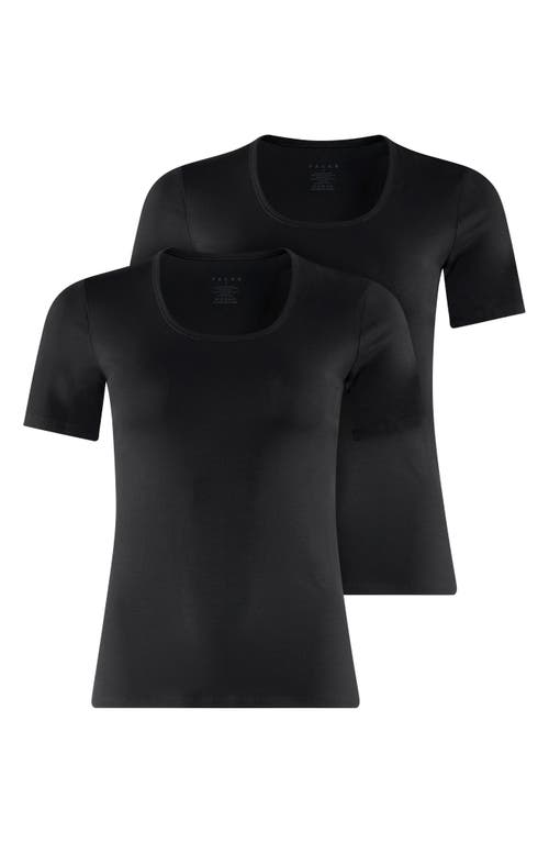 Shop Falke Daily 2-pack Top In Black