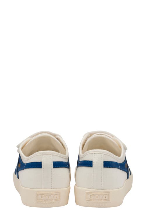 Gola Coaster Low Top Sneaker In Off White/vintage Blue
