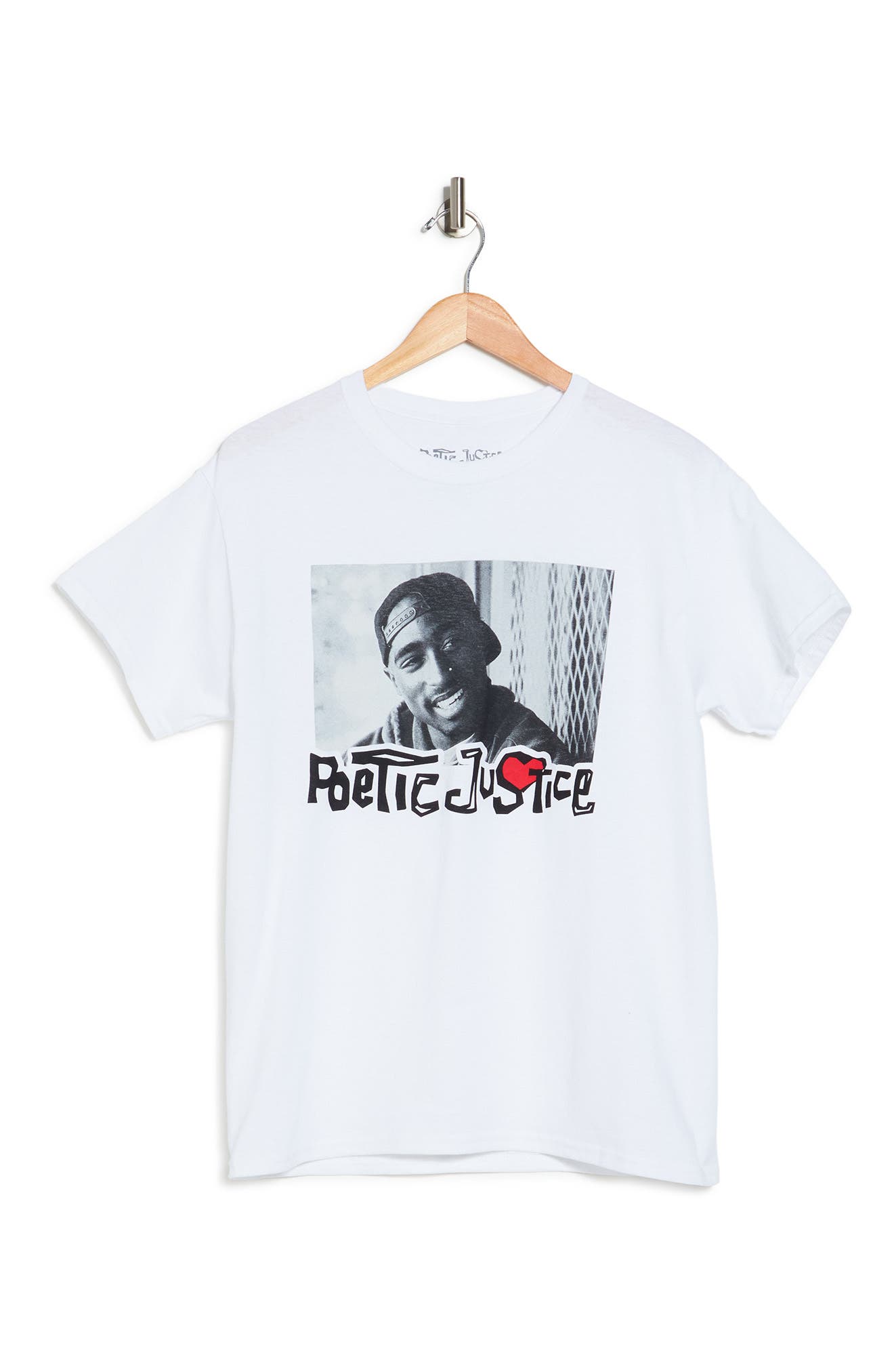 Merch Traffic Poetic Justice Photo Graphic Tee In Purple