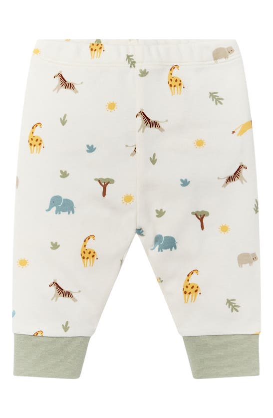 Shop Mori Safari Print Fitted Two-piece Pajamas