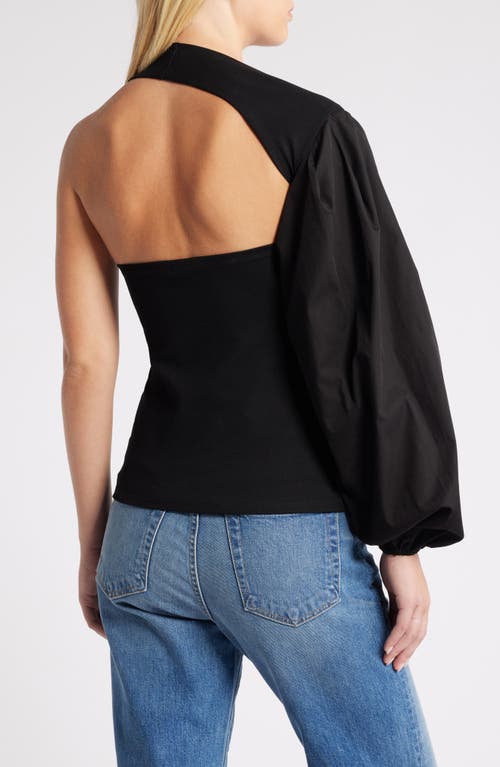 Shop Marcella Grove One-shoulder Top In Black