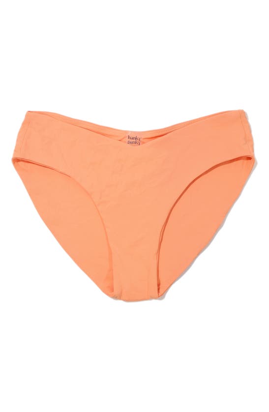 Shop Hanky Panky V-cut Bikini Bottoms In Florence Orange