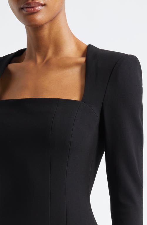 Shop A.l.c . Ella Long Sleeve Minidress In Black