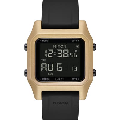 Nixon Staple Digital Silicone Strap Watch,