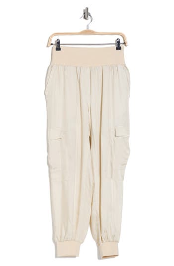 Cinq À Sept Cinq A Sept Giles High-waist Jogger Pants In Dune