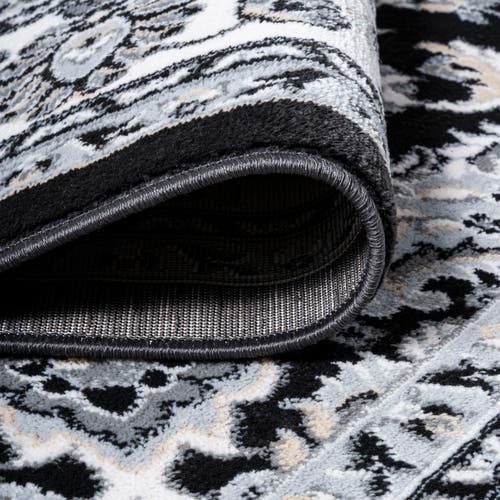 Jonathan Y Palmette Modern Persian Floral Area Rug In Cream/gray/black