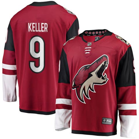 Men's Arizona Coyotes Clayton Keller adidas Black Home Primegreen