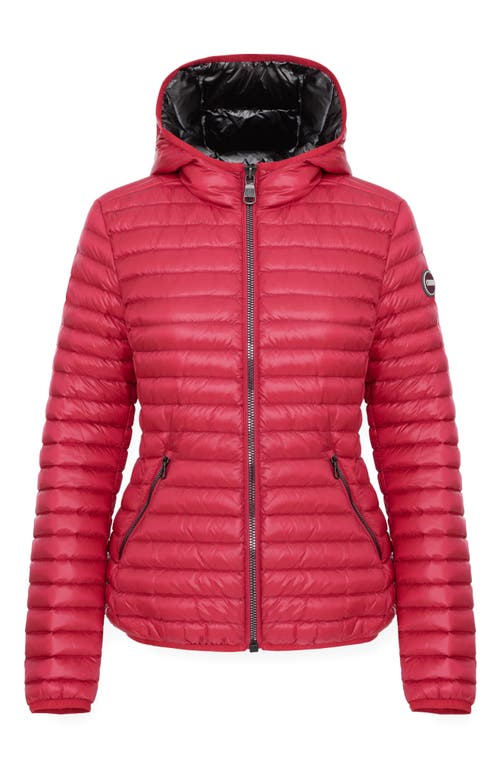 COLMAR Hooded Water Repellent Down Recycled Nylon Puffer Jacket Steel at Nordstrom, Us
