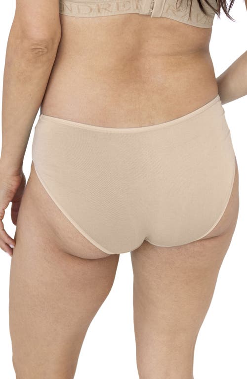 Shop Kindred Bravely Assorted 5-pack Under The Bump Full Coverage Maternity Briefs In Beige/black