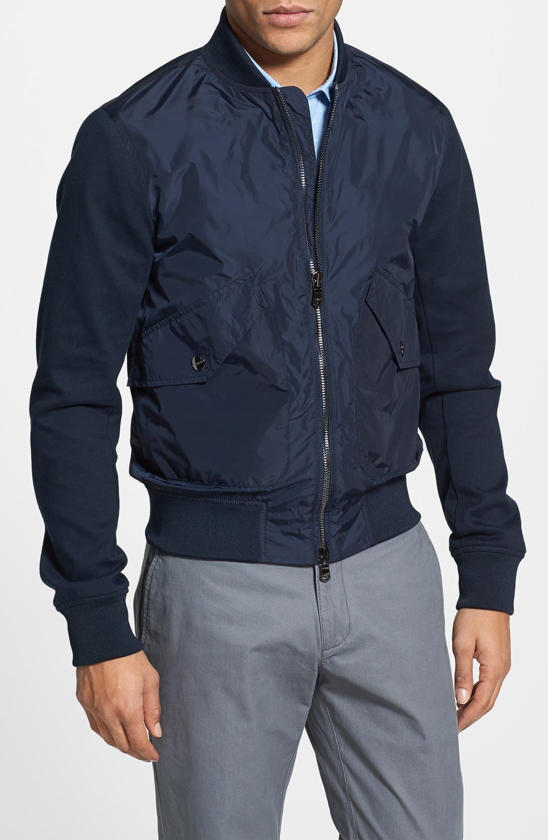 Michael Kors 'Baseball' Bomber Jacket Nordstrom