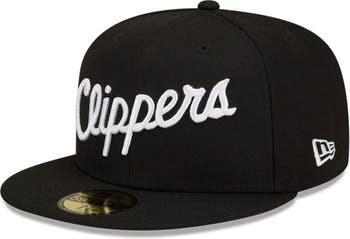 Men's LA Clippers New Era Black/White 2021/22 City Edition Alternate  59FIFTY Fitted Hat