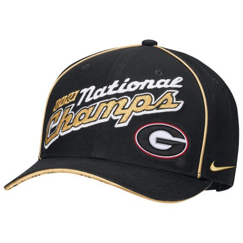 Georgia the State of Champions Baseball Football National Sports Champs  Mens Mesh Back Trucker Hat, Charcoal/Black
