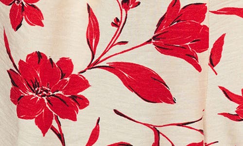 Mango Women's Tropical Print Playsuit In Red