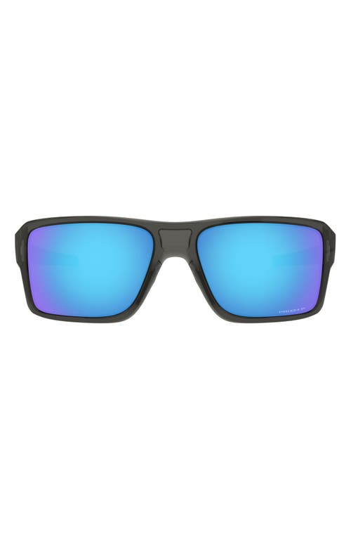 Oakley Double Edge 66mm Prizm Polarized Oversize Wrap Sunglasses in at Nordstrom