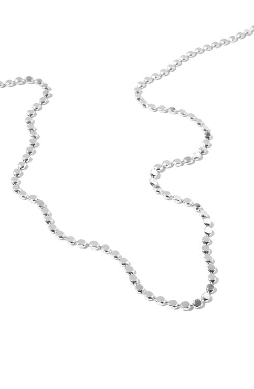 Shop Miranda Frye Paisley Chain Necklace In Silver