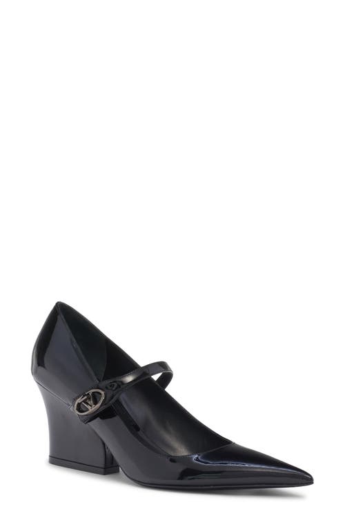 Valentino Garavani Vlogo Lockette Mary Jane Pump In Nero