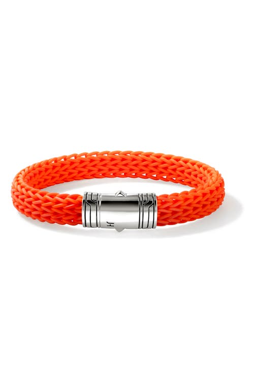 John Hardy Men's Push Clasp Bracelet in Orange at Nordstrom, Size Large