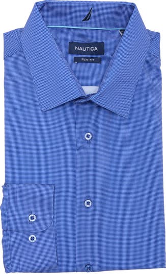 Nautica Slim Fit Grid Button-Up Shirt | Nordstromrack