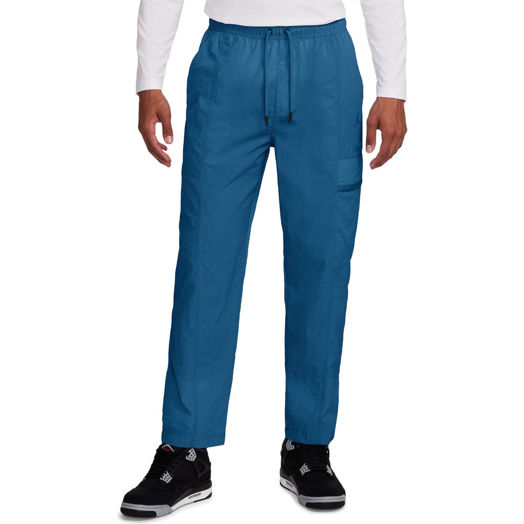 Jordan Woven Cargo Pants In Industrial Blue/white