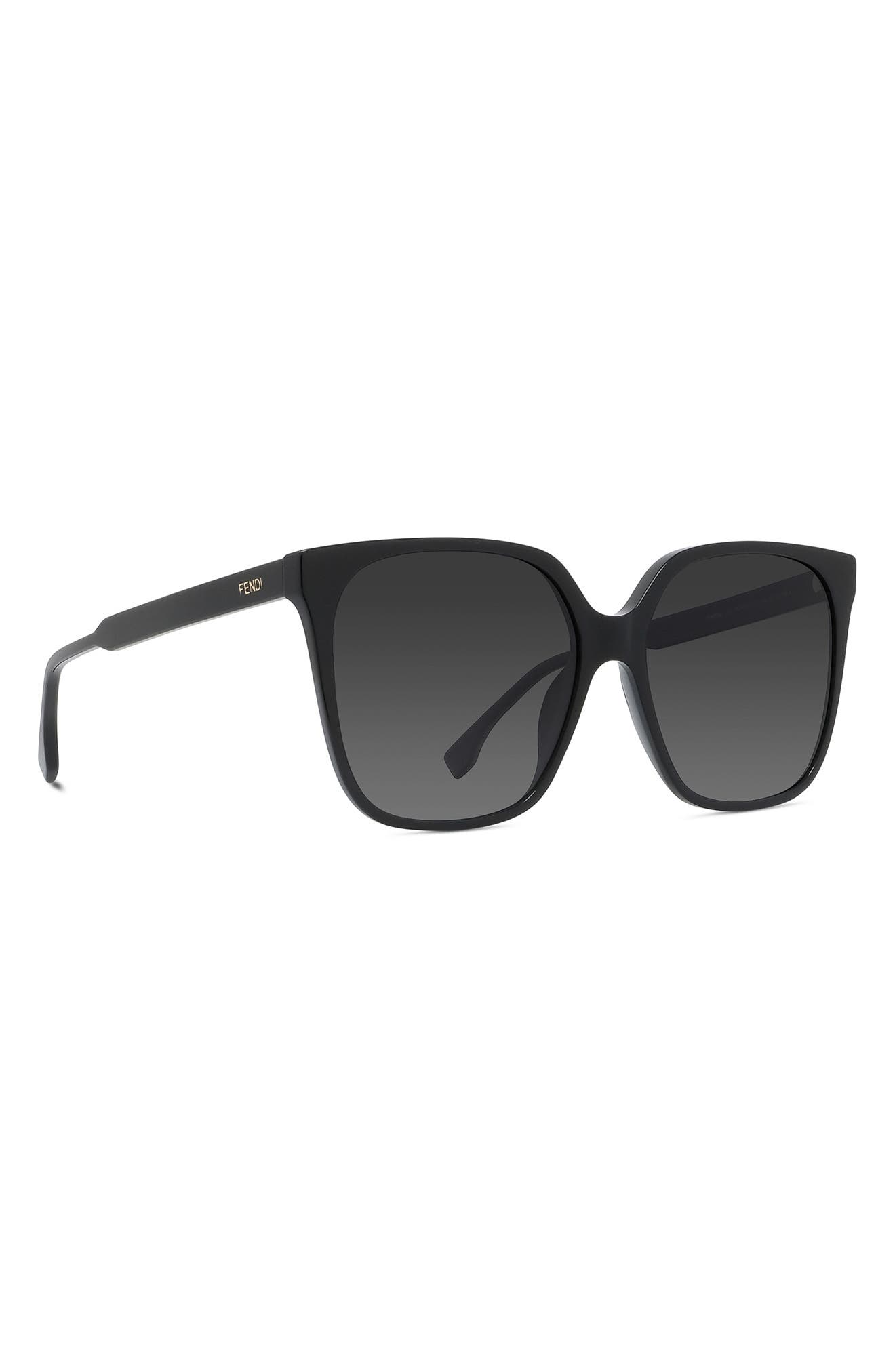 fendi 59mm square sunglasses