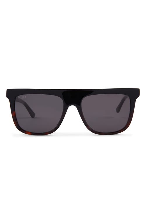 Stevie 55mm Flat Top Sunglasses in Grey