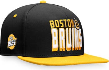 Boston Bruins Fanatics Branded True Classic Retro Trucker Snapback Hat -  Gold/Black