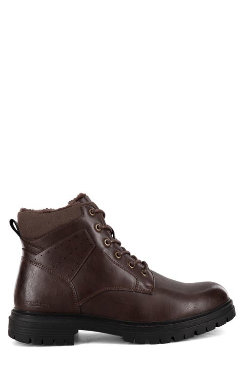 Aquatherm By Santana Canada Fundy Faux Fur Lined Waterproof Boot In Dark Brown