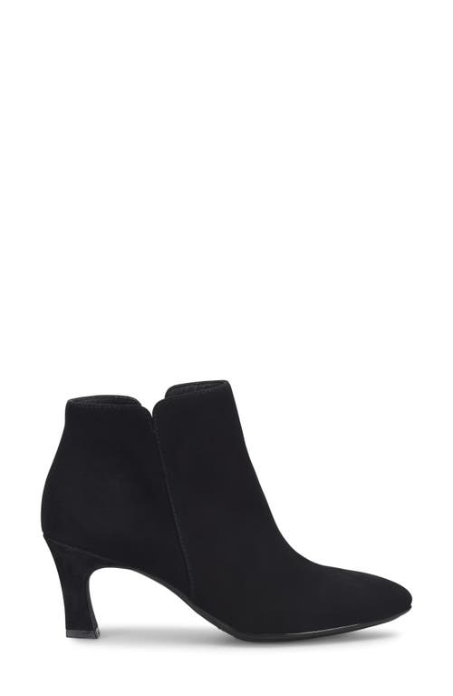 Söfft Sasha Water Resistant Bootie In Black Suede