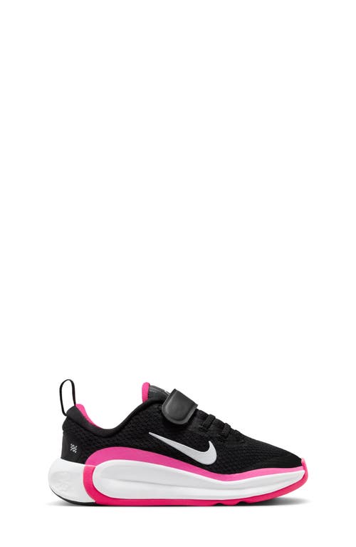 Nike Kidfinity Sneaker In Black/white/laser Fuchsia
