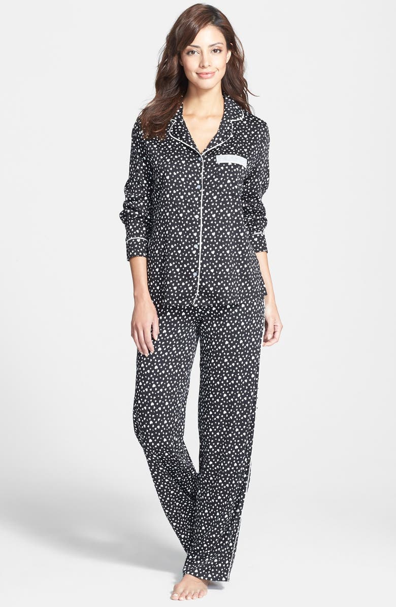 Splendid Piped Notch Collar Pajamas | Nordstrom