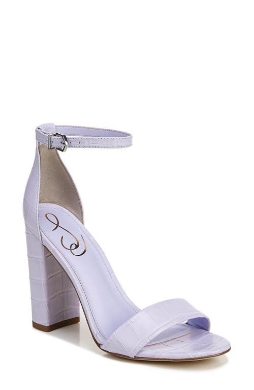 Sam Edelman Yaro Ankle Strap Sandal in Misty Lilac at Nordstrom, Size 8.5