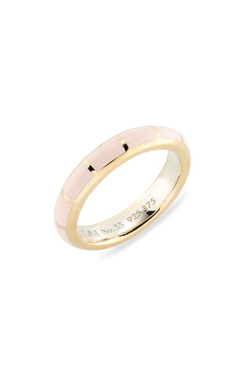 The Halo Stacking Ring in Pink