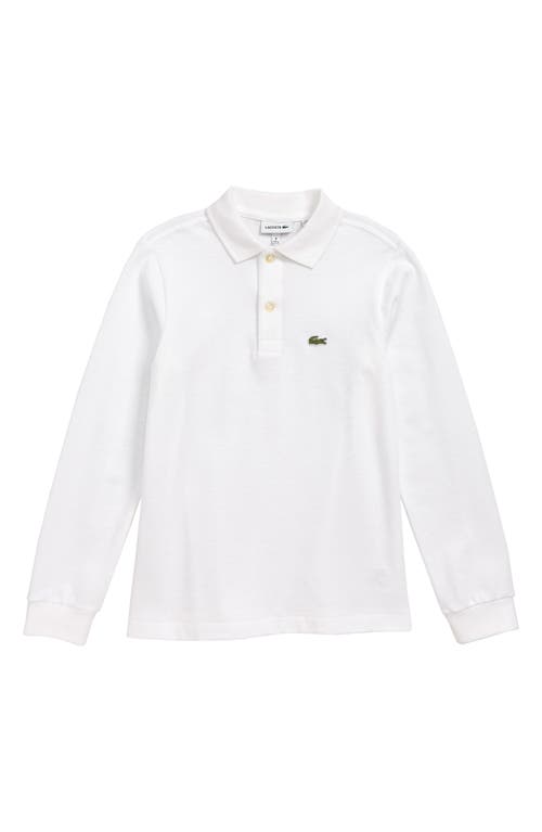 Lacoste Solid Long Sleeve Polo at Nordstrom,
