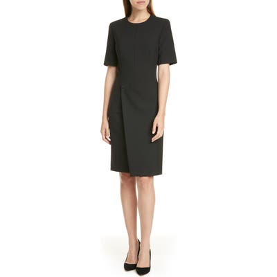 Boss Disula Ponte Dress, Black