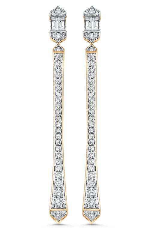 Sara Weinstock Unity Diamond Drop Earrings in Yellow Gold at Nordstrom