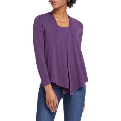 Nic+Zoe Four-Way Cardigan, Purple