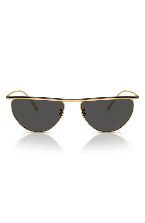 Oliver Peoples X Khaite 1984c 56mm Irregular Sunglasses In Green