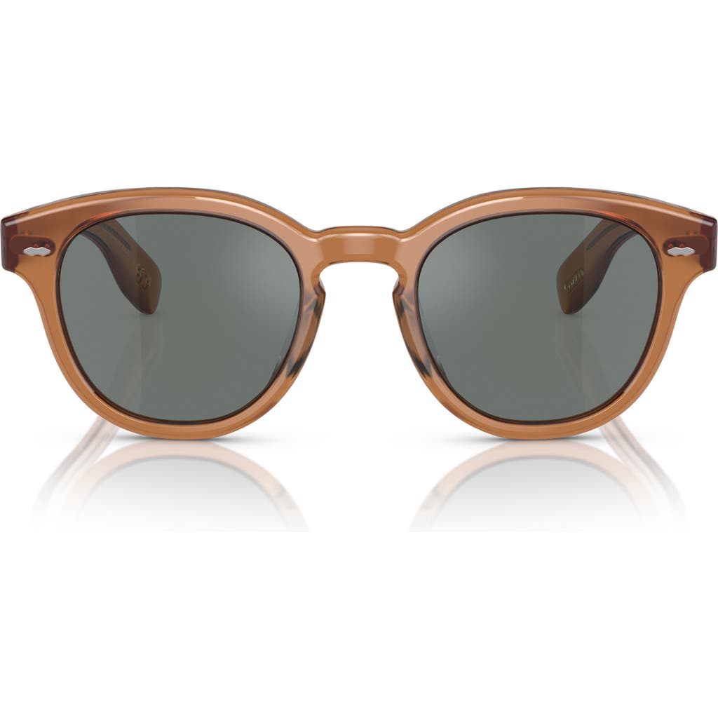 Oliver Peoples Cary Grant 50mm Pillow Sunglasses In Brown