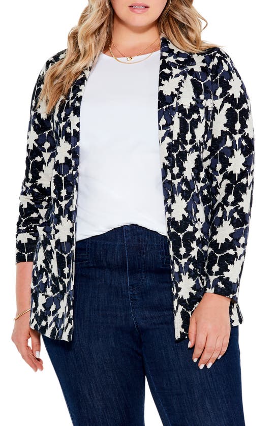 Nic + Zoe Women's Mosaic Mix Blazer In Black