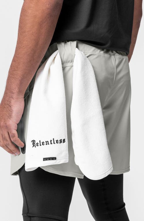 Shop Asrv Tetra-lite™ 7" Water Resistant Training Shorts In Stone