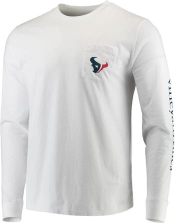 Lids Seattle Kraken Vineyard Vines Hockey Helmet Pocket Long Sleeve T-Shirt  - White