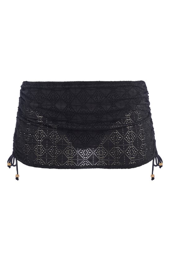 Shop Freya Nomad Nights Skirted Bikini Bottoms In Black