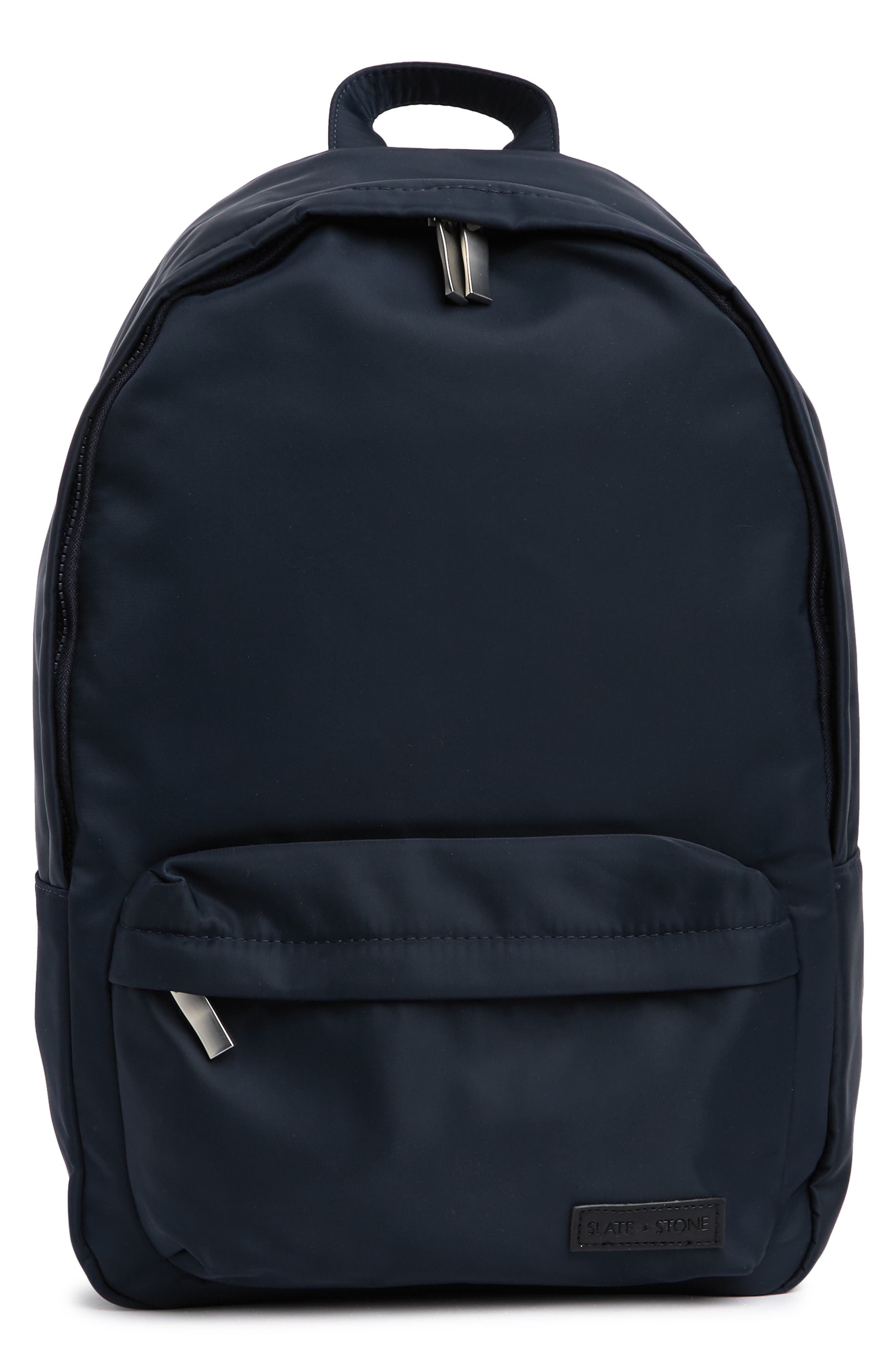 Slate And Stone Slate & Stone Nylon Backpack In Navy | ModeSens