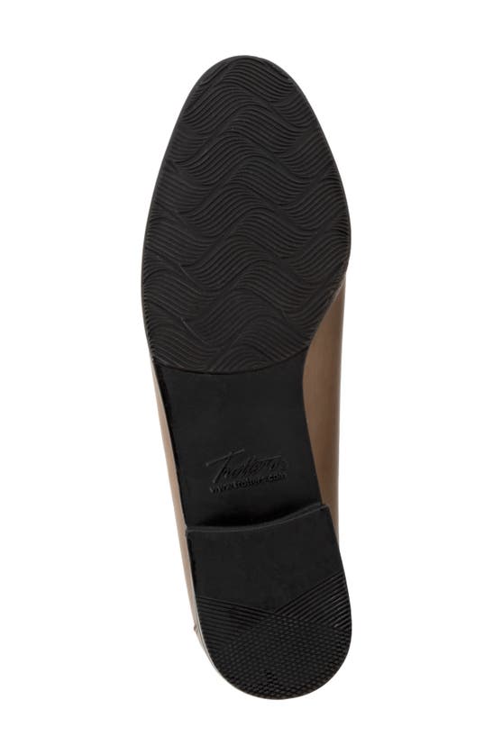 Trotters Liz Lux Flat In Taupe
