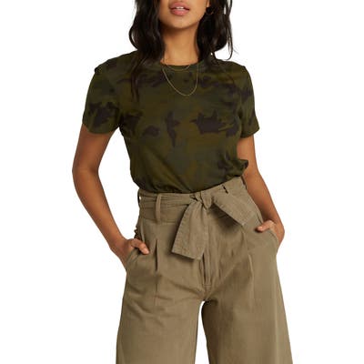 Billabong New Soul Babe Print Tee, Green