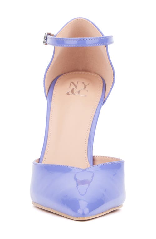 New York And Company Xaria Pump In Violet Patent