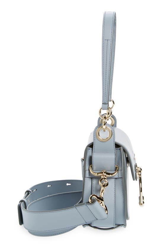 CHLOÉ- Tess Small Leather Crossbody Bag- Woman- Uni - Blue