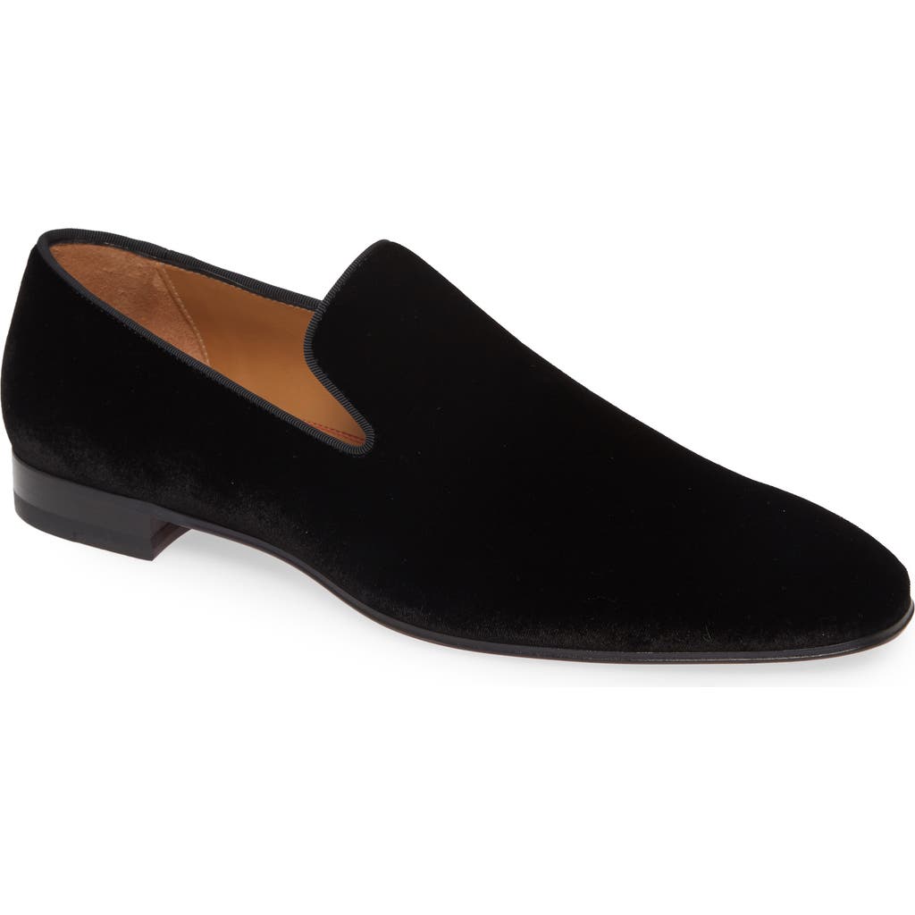 Christian Louboutin Men Dandelion Suede Loafers In Animal Print